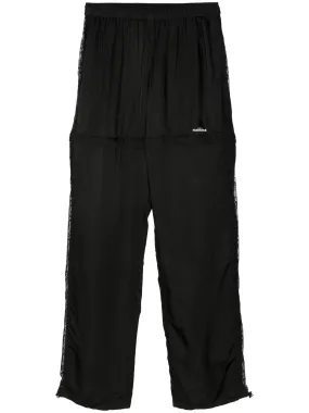 Black Side Lace Track Pants