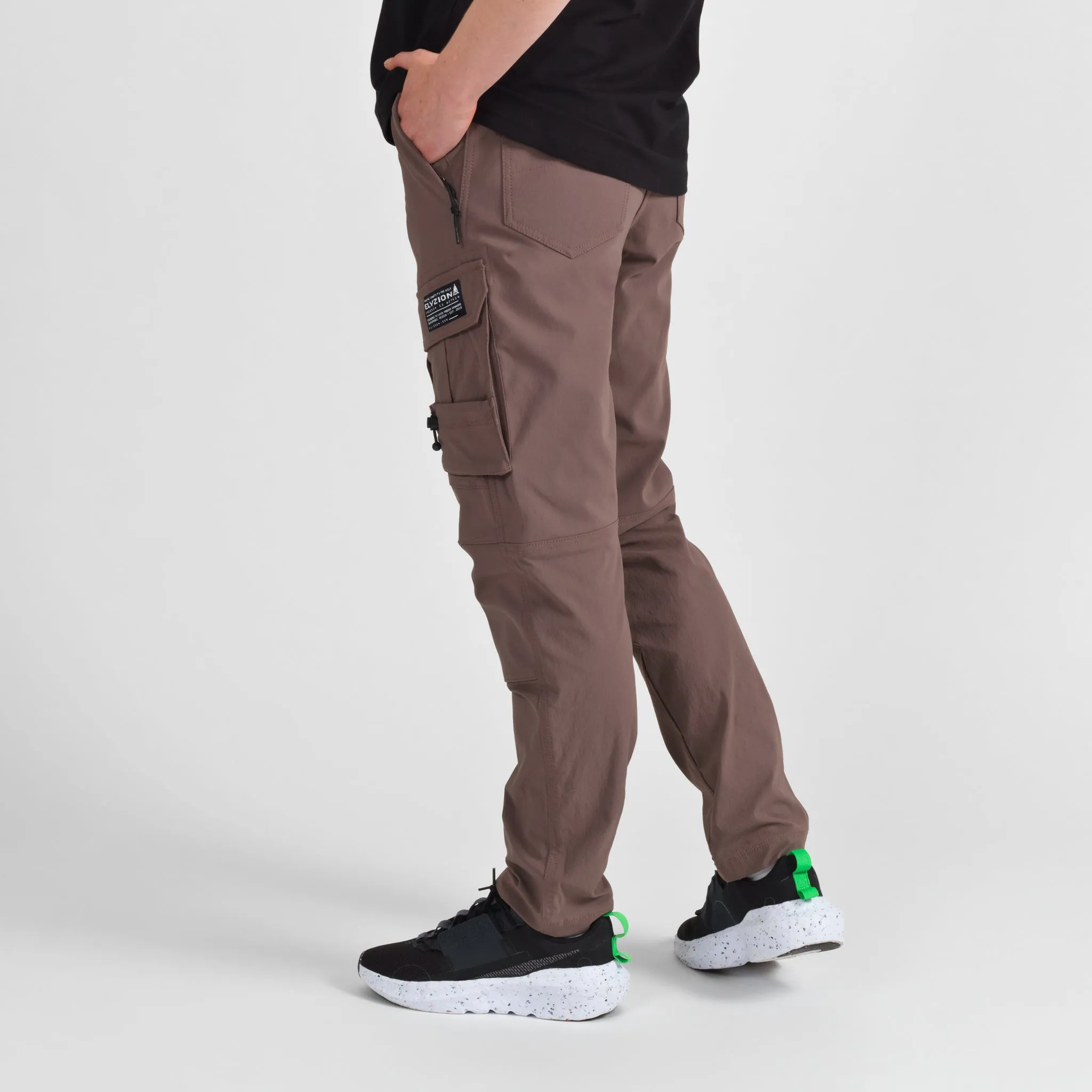 Elyzion "Vecchia" Cargo Pants - Coffee Quartz