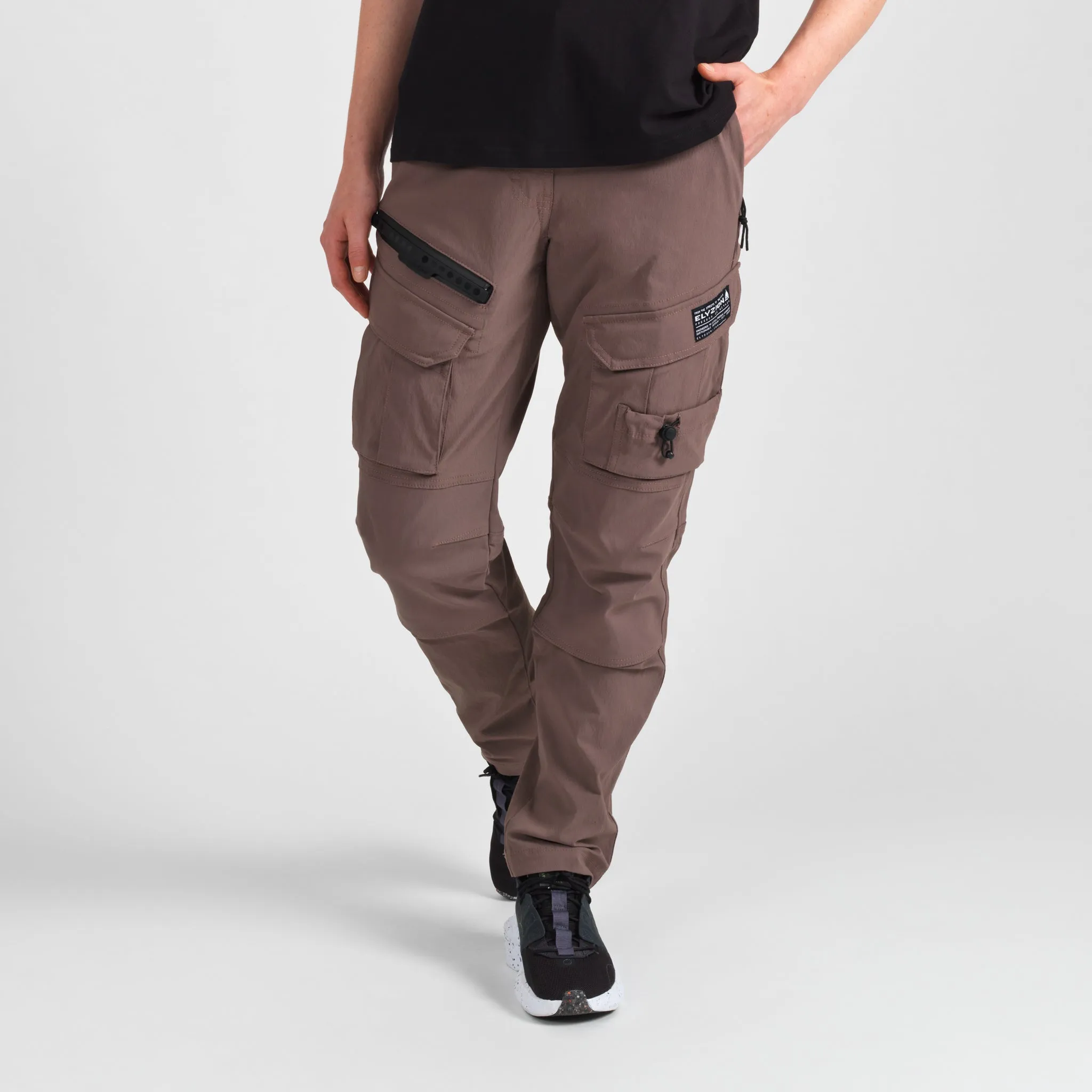 Elyzion "Vecchia" Cargo Pants - Coffee Quartz