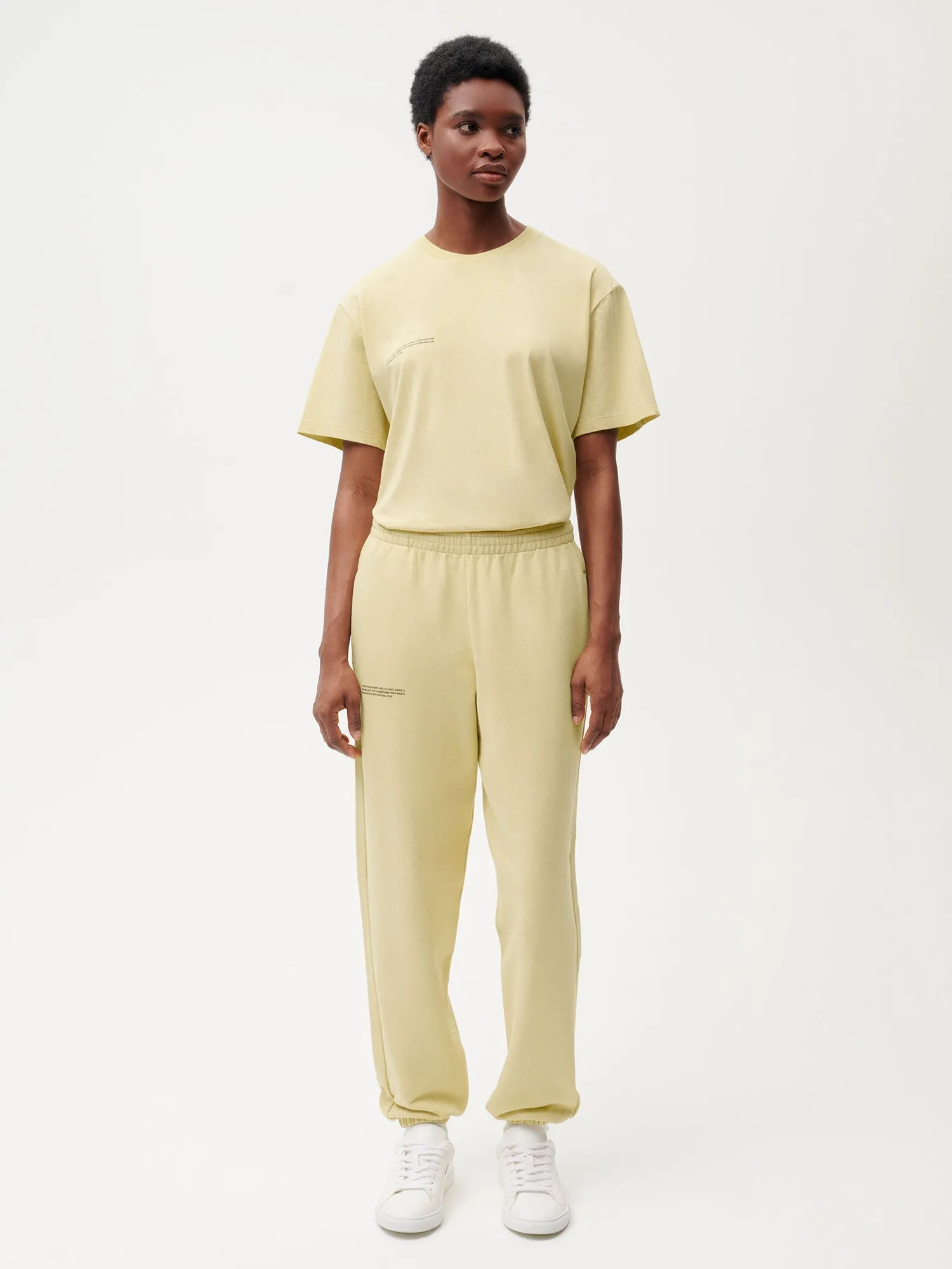Food Dye Track Pants—matcha green