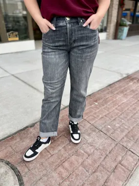 Liverpool Keeper Boyfriend Rolled Cuff Jeans in Park Drive
