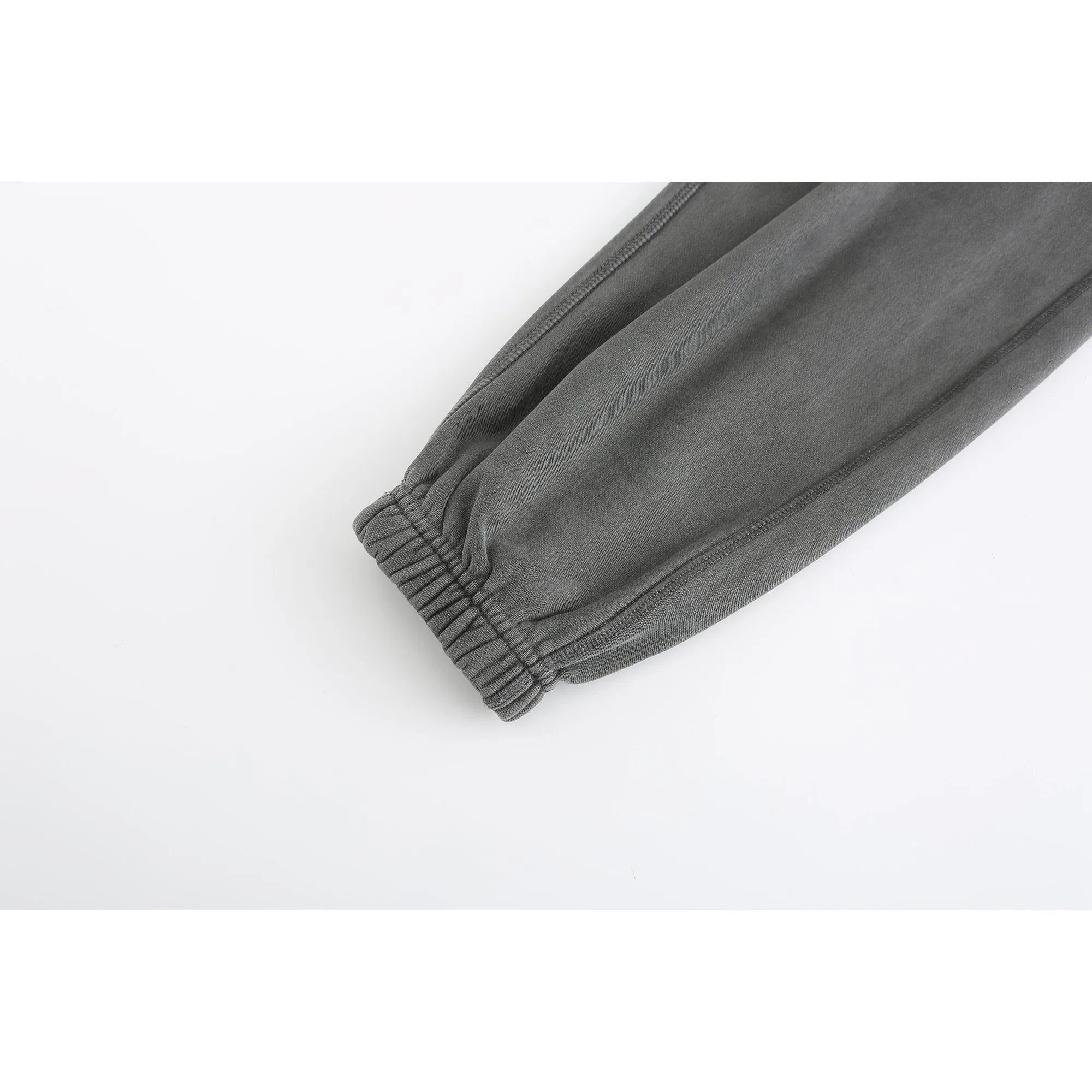 Men Washed Jogging Pants - Grey