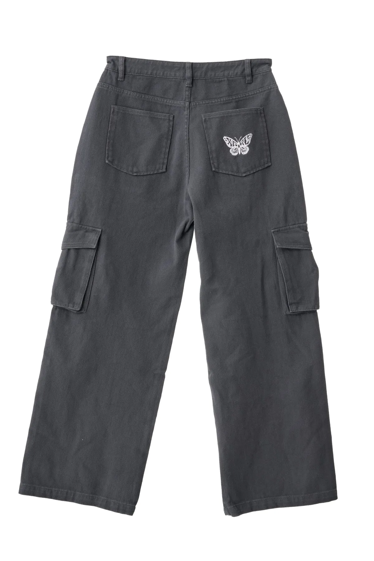 MILLS DRILL CARGO PANT - Charcoal