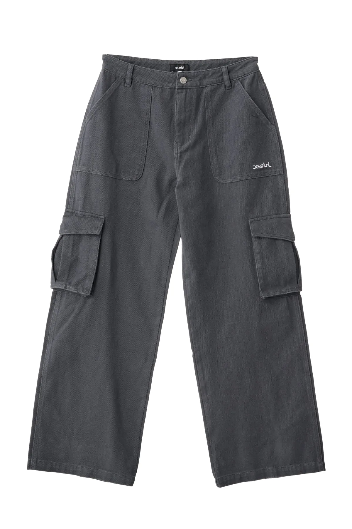 MILLS DRILL CARGO PANT - Charcoal
