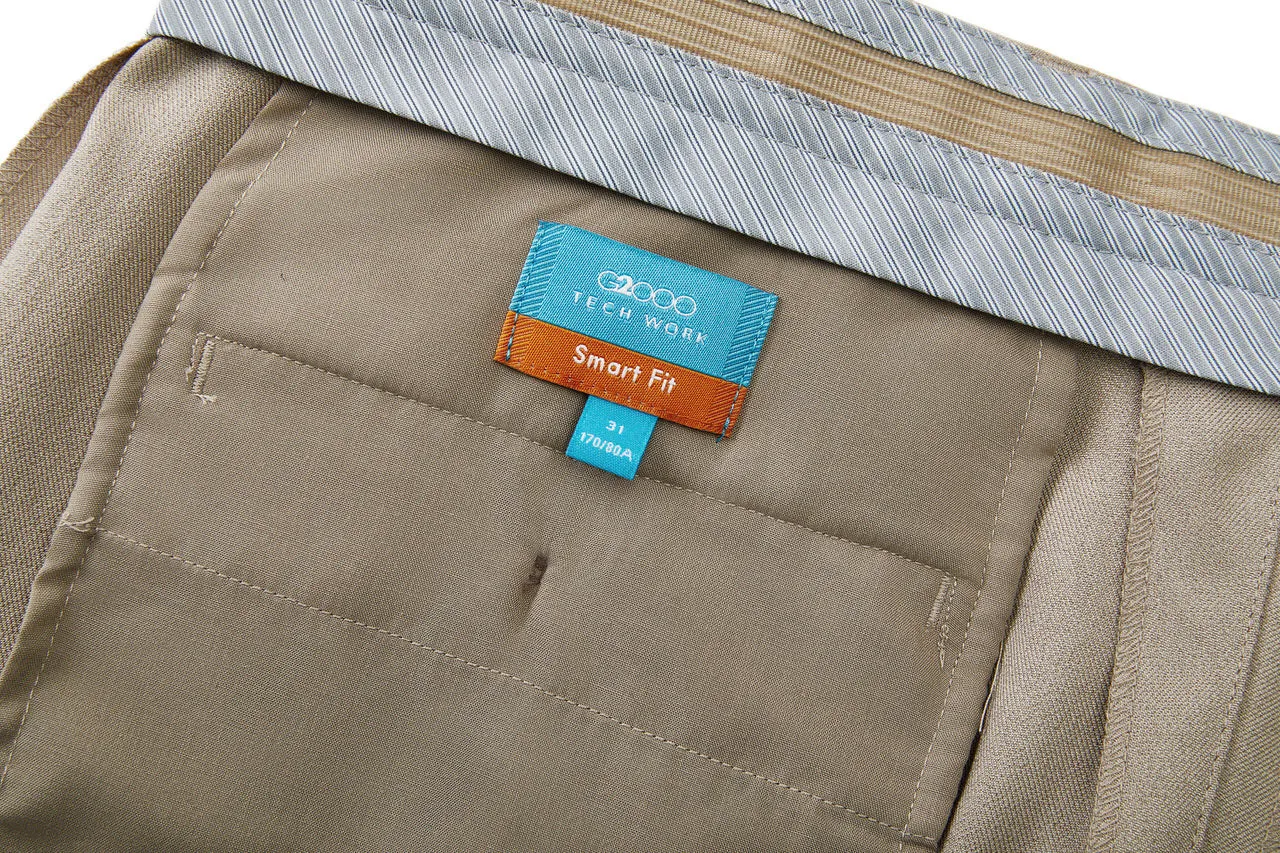 Teflon Finishing Stain Resistant Formal Pants in Smart Fit