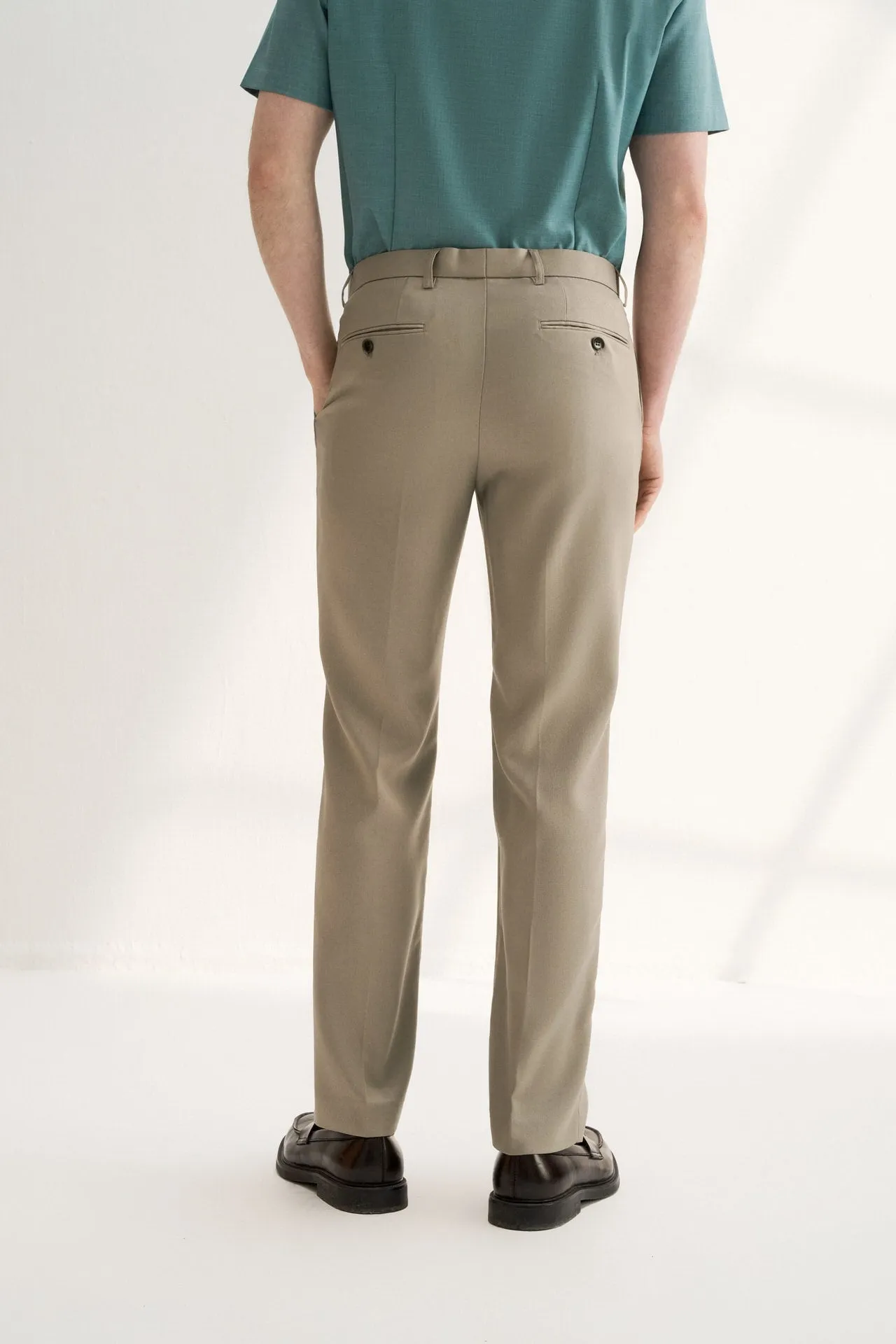 Teflon Finishing Stain Resistant Formal Pants in Smart Fit