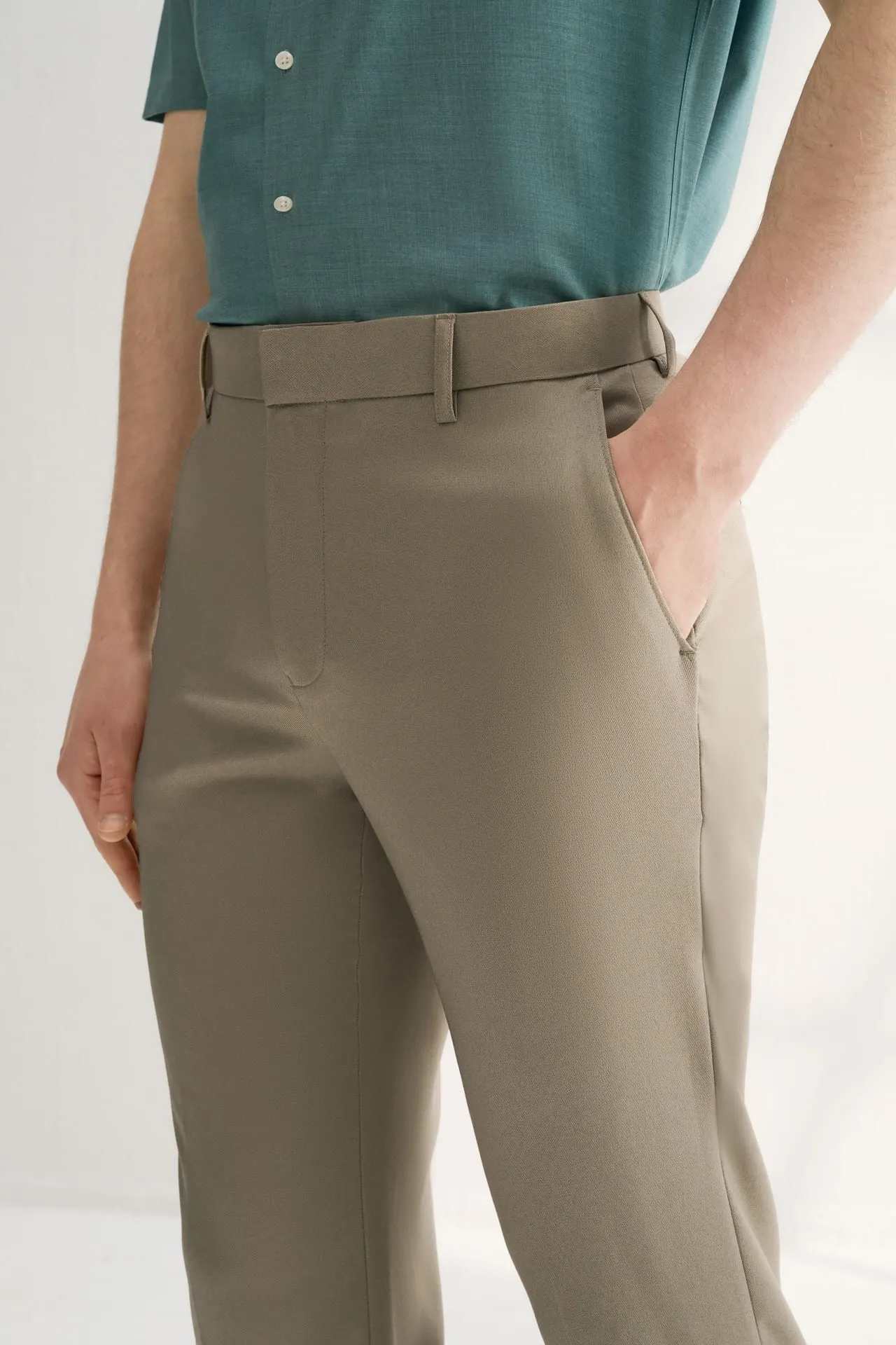 Teflon Finishing Stain Resistant Formal Pants in Smart Fit