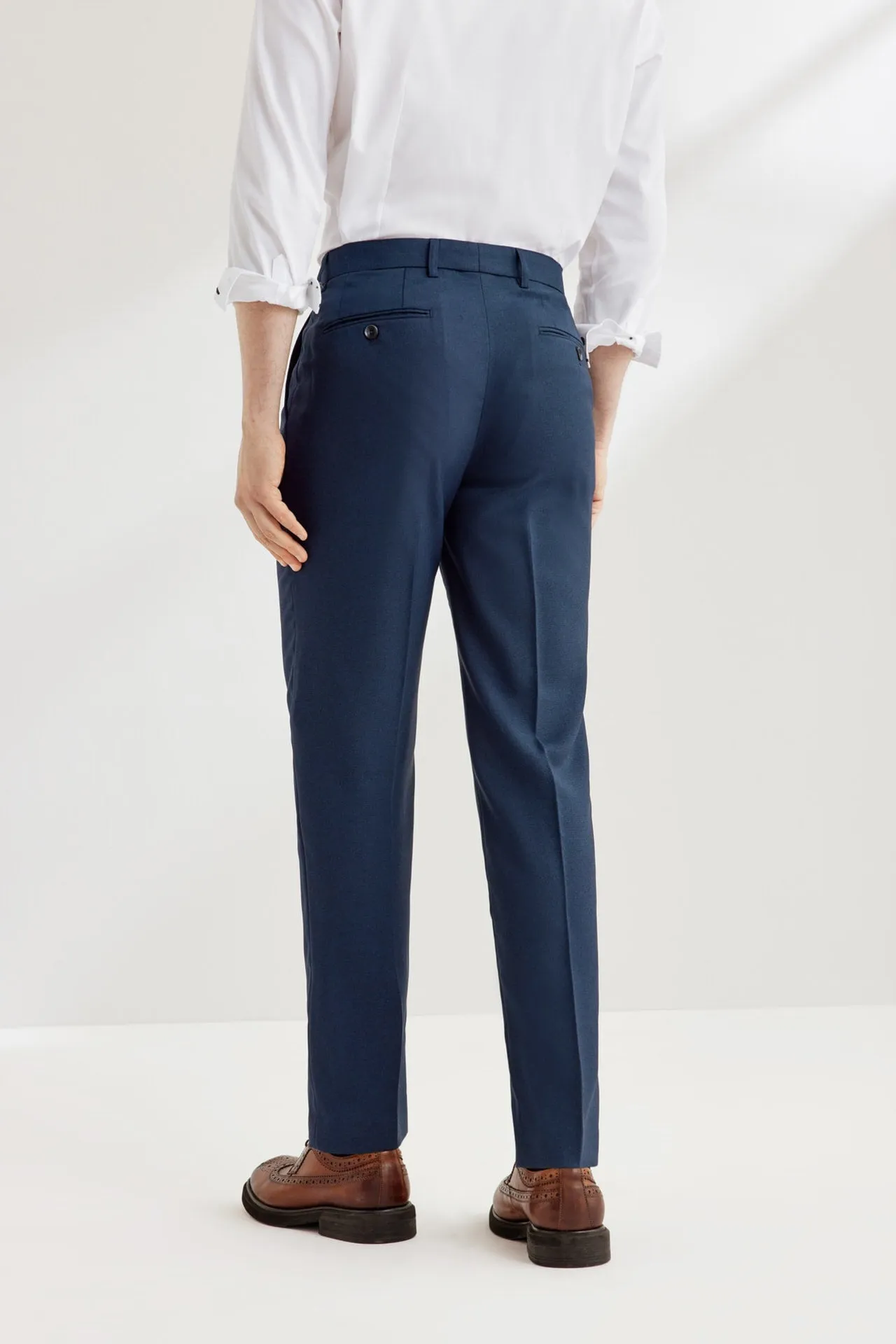 Teflon Finishing Stain Resistant Formal Pants in Smart Fit