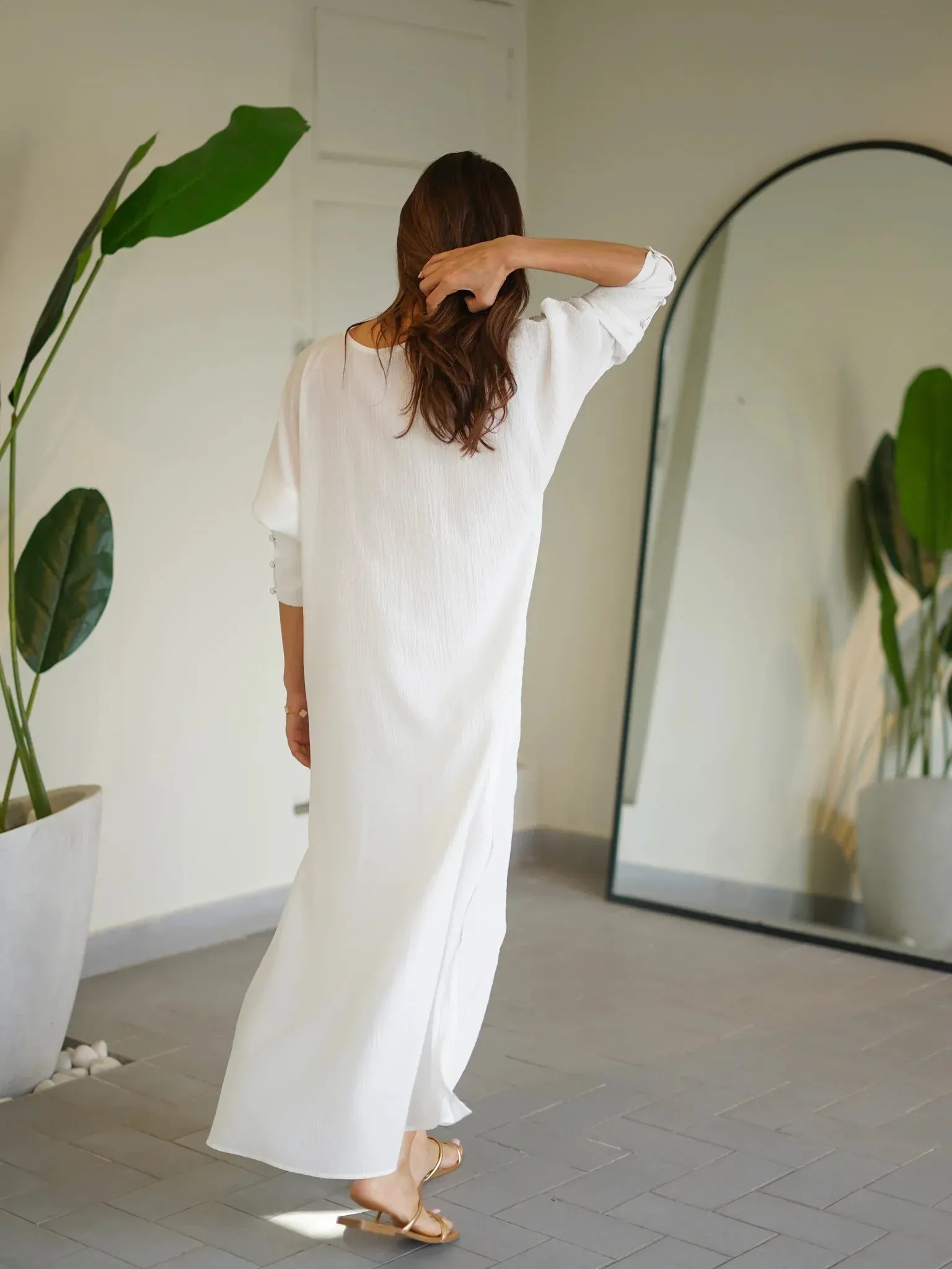 White Og Kaftaan Set