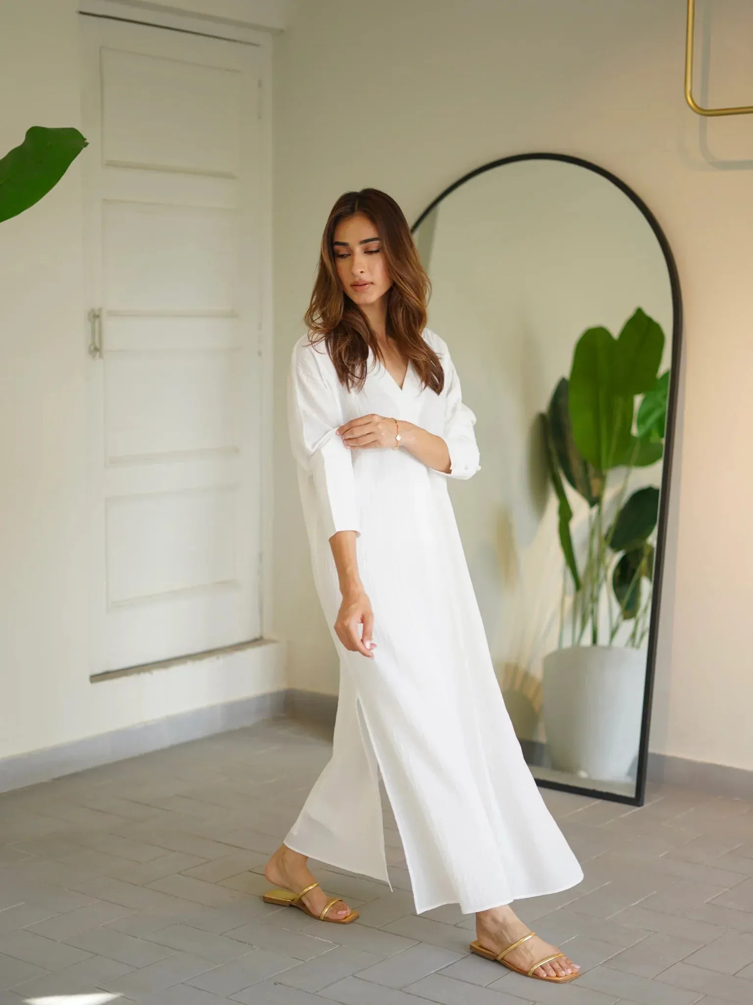 White Og Kaftaan Set